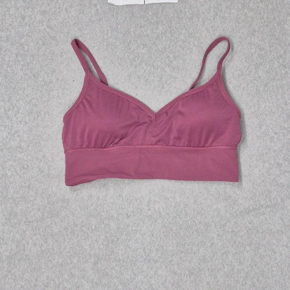 Lululemon Women Bra 10 Purple Align Sweetheart Bralette Wireless